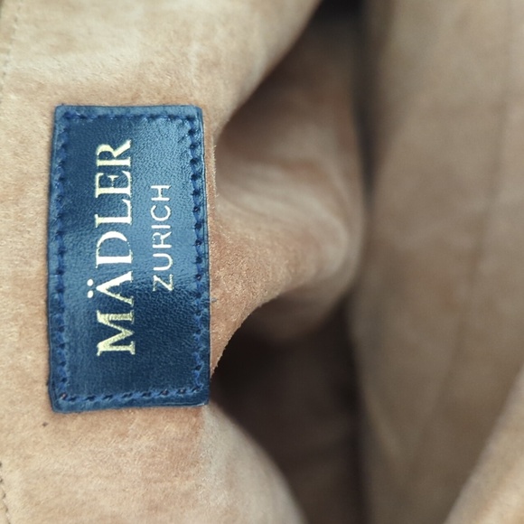 Mädler German Canvas Crossbody Purse with Leather Trim Vintage Classic Bag - Picture 6 of 8